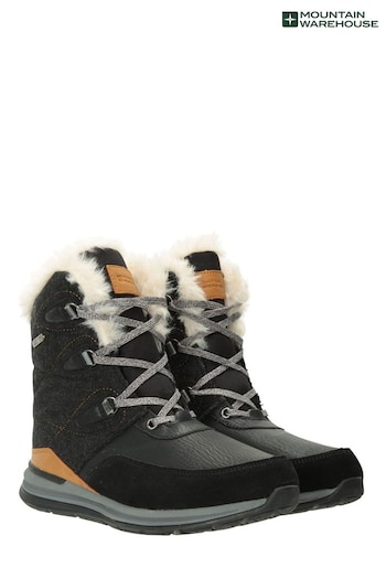 Mountain Warehouse Brown Brown Ice Crystal Womens Waterproof Snow Walking Boots (R96135) | £80