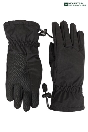Mountain Warehouse Black Classic Waterproof Womens Gloves (R96169) | £30