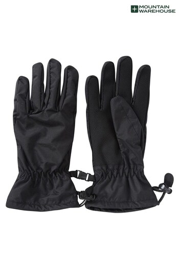 Mountain Warehouse Black Black Extreme Waterproof Womens Gloves (R96177) | £32