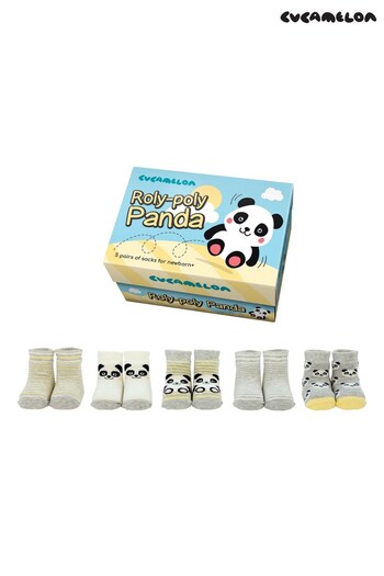 Cucamelon RolyPoly Newborn Pack of 5 Socks (R96699) | £15