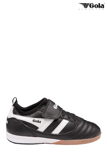 Gola Black/White Ceptor TX QF Kids' Football Trainers (R96776) | £50