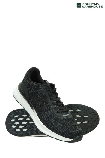 Mountain Warehouse Black Evolution Mens Recycled Mesh Active Shoes (R99330) | £48