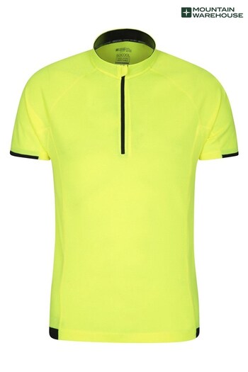 Mountain Warehouse Yellow Cycle Short Sleeve Mens T-Shirt (R99469) | £32