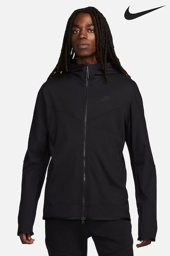 Nike Black Lightweight Tech Fleece Hoodie (T00041) | £110