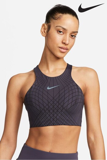 Nike Black Dri-FIT Swoosh Phoenix Medium-Support Sports Bra (T00241) | £55