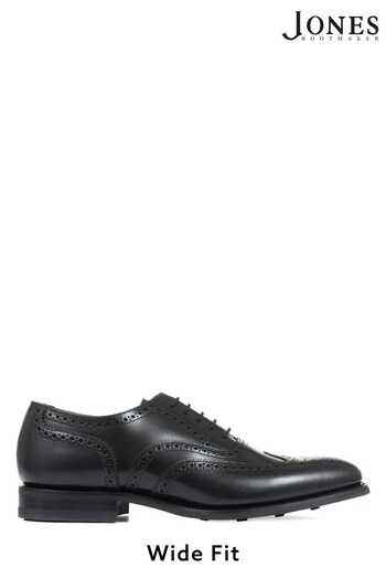 Design Loake by Jones Bootmaker Cherokee Men's Wide Fit Leather Oxford Brogues (T00743) | £180