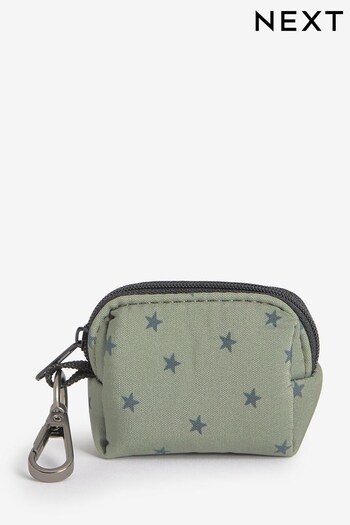 Khaki Green Star Treat Bag/Pouch (T01453) | £8