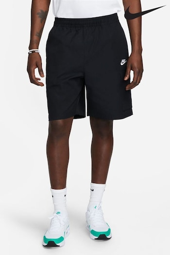 Nike Black Club Fleece Cargo Shorts (T01887) | £45