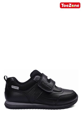 ToeZone Black One Strap School Shoes (T02324) | £25