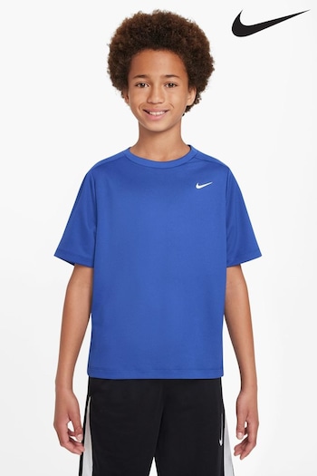 Nike Blue Dri-FIT Multi + Training T-Shirt (T02721) | £18