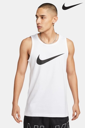 Nike White Sportswear Graphic Printed Vest (T03262) | £23
