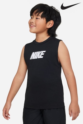 Nike Black Dri-FIT Multi+ Sleeveless Training Top (T03272) | £18