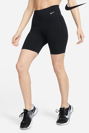 Nike Black Dri-FIT One Mid-Rise 7" Leak Proof Cycling Shorts (T03293) | £55