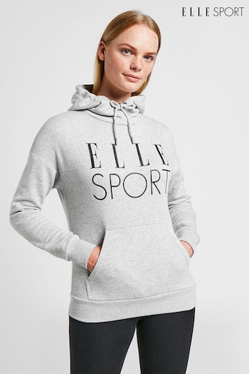 ELLE Sport Grey Signature Hoodie (T03312) | £25