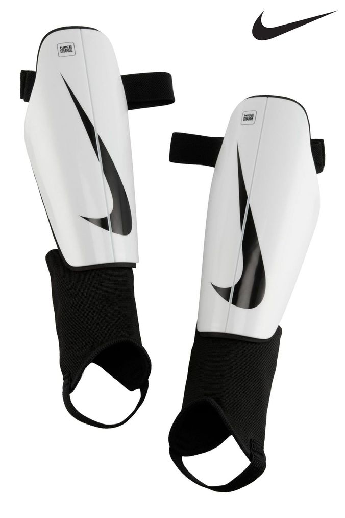 White nike shin guards best sale
