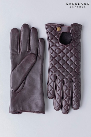 Lakeland Leather Tarn Leather Quilted Gloves (T04333) | £50