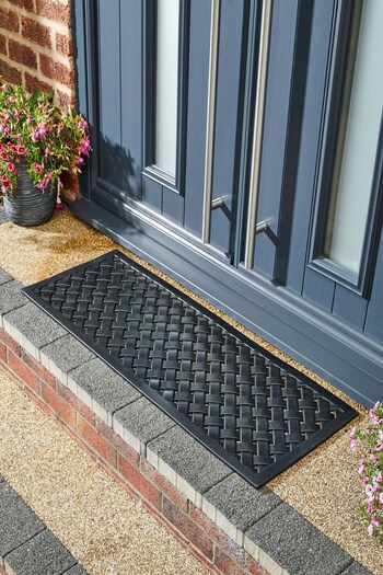 MudStopper Black Reddish Heavy Duty Outdoor Rubber Doormat (T04819) | £25