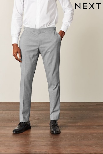 Black and White Slim Fit Morning Suit: Trousers (T06232) | £35