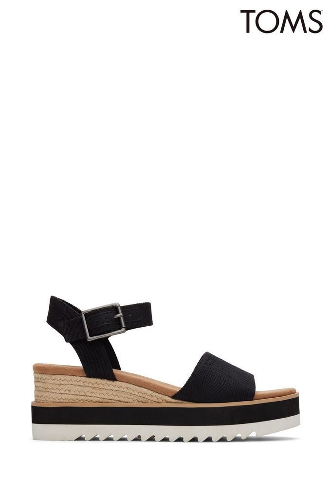 Buy Women s Sandals Black Wedge Mid Footwear Online Next UK