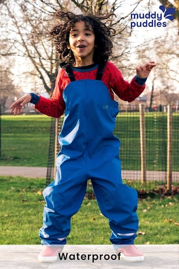 Muddy Puddles Rainy Day Waterproof Dungarees (T06763) | £36