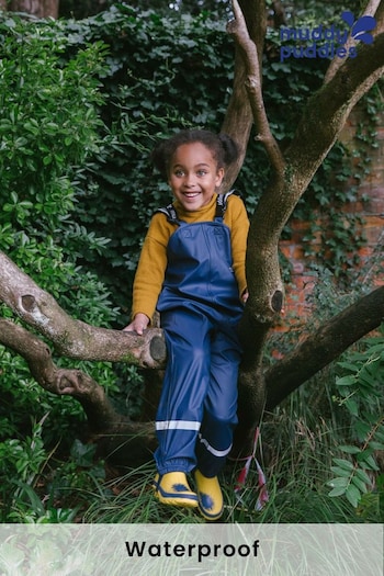 Muddy Puddles Recycled Rainy Day Waterproof Dungarees (T06764) | £36