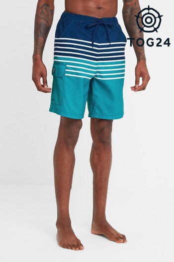 Tog 24 Mens Justin Blue Swim knitted Shorts (T07090) | £25