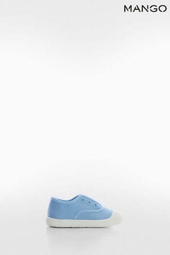Mango Blue Trainers Without Laces (T07279) | £23