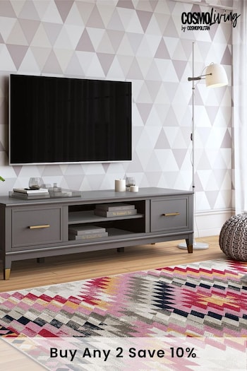 CosmoLiving Grey Westerleigh TV Stand (T07313) | £450