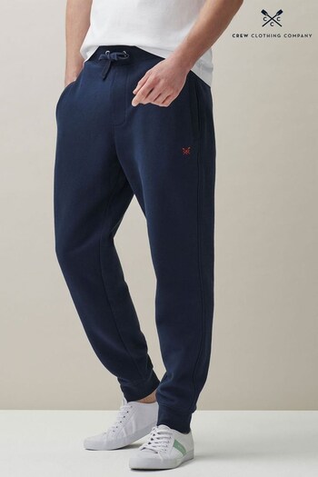 Crew Clothing KNIT Company Grey Crossed Oars Joggers (T07358) | £55