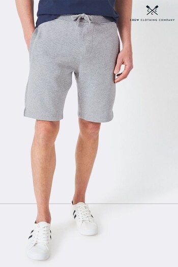 Crew Clothing Company Grey Crossed Oars Sweat Shorts (T07362) | £45