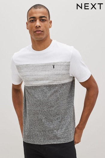 Grey Block T-Shirt (T07922) | £15