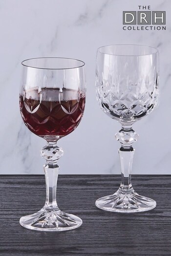 The DRH Collection Set of 2 Clear Dorchester Goblets (T08056) | £32