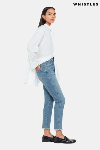 Whistles Slim Frayed Detail toda Jeans (T08406) | £99