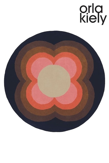 Orla Kiely Pink Sunflower Rug (T09695) | £320 - £580