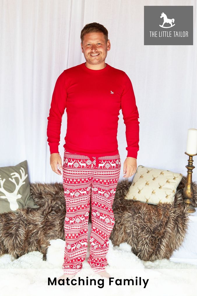 Buy Men s Pyjamas Medium Matching Family Cotton Mix Online