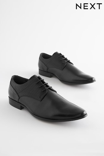 Black Derby Shoes (T09906) | £35