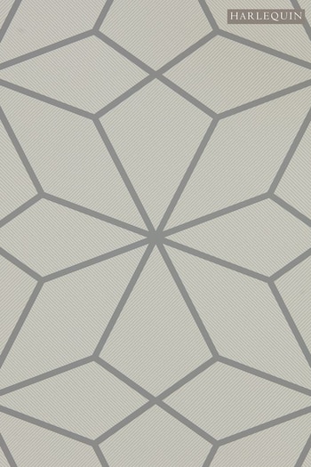 Harlequin Grey Axal Wallpaper Wallpaper (T09942) | £76