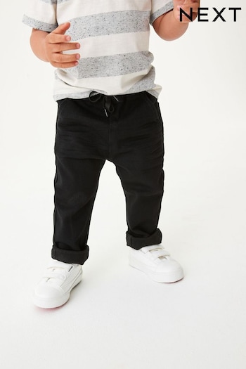 Black Super Soft Pull-On Jeans With Stretch (3mths-7yrs) (T10596) | £12 - £14