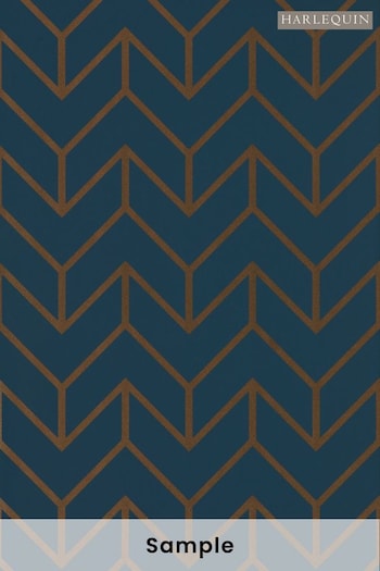Harlequin Blue Tessellation Wallpaper Sample (T10911) | £1