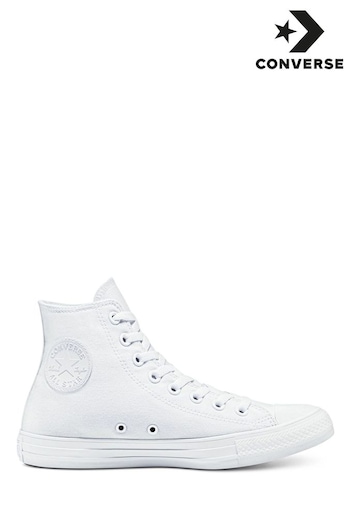 Converse White High Top Trainers (T11567) | £60