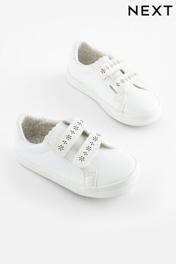White Standard Fit (F) Trainers (T11811) | £19 - £21