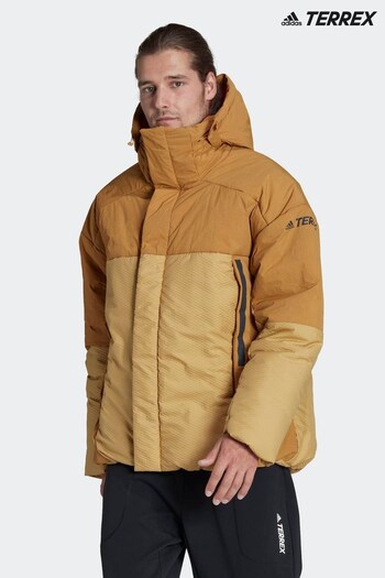 adidas Brown adidas Brown Terrex My Shelter COLD.RDY Jacket (T11972) | £280