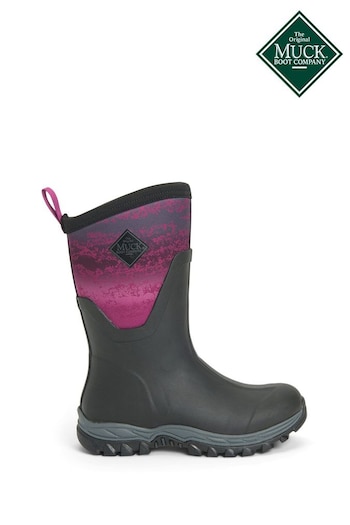 Muck Boots Black Arctic Sport Mid Pull-On Wellies (T12700) | £123