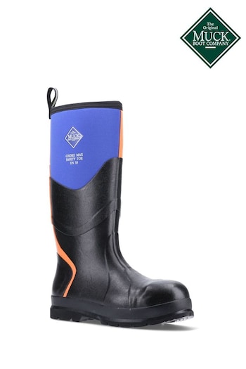 Muck Boots Blue Chore Max S5 Safety Wellies (T12904) | £155