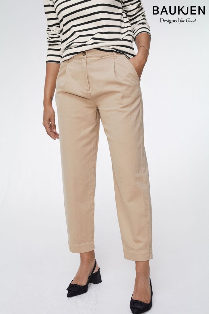 Buy Women s Baukjen 100 Cotton Trousers Online Next UK