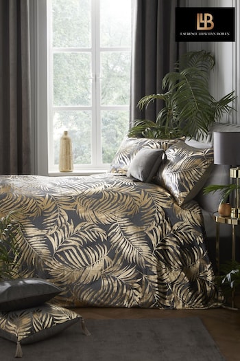 Laurence Llewelyn-Bowen Grey First Dates Duvet Cover and Pillowcase Set (T13989) | £45 - £60