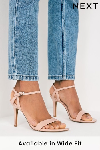 Nude Pink Regular/Wide Fit Forever Comfort® Strappy Skinny Heel Sandals (T14455) | £32