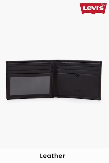Levi's® Black Leather Card Wallet (T14868) | £38
