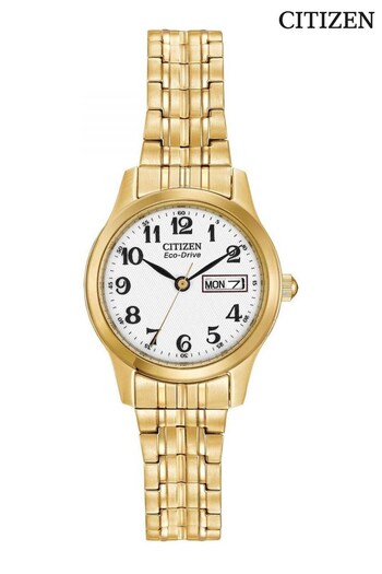 Citizen Ladies Gold Tone Expansion Bracelet Watch (T14911) | £179
