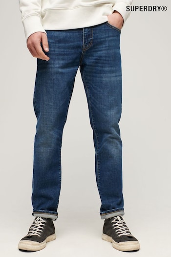 Superdry Blue Organic Cotton Slim Collection Jeans (T14950) | £75